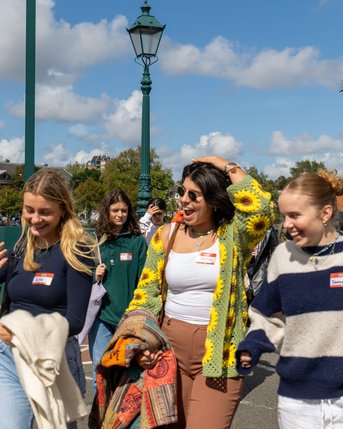 students at SRH Haarlem University of Applied Science